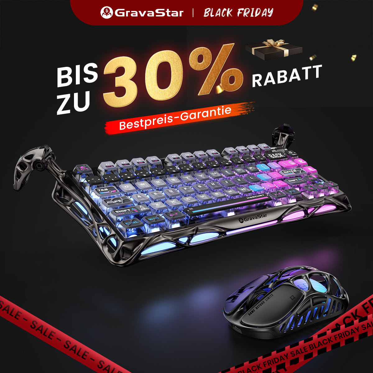 GravaStar Ultimate-Gaming-Set – Cyberpunk-Sonderedition