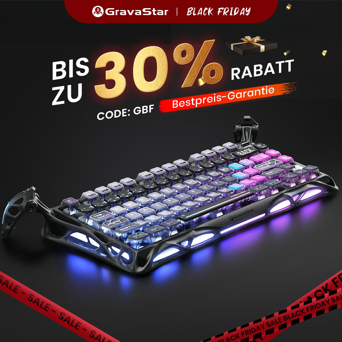 Mercury K1 Pro – Galaxie-Schwarz