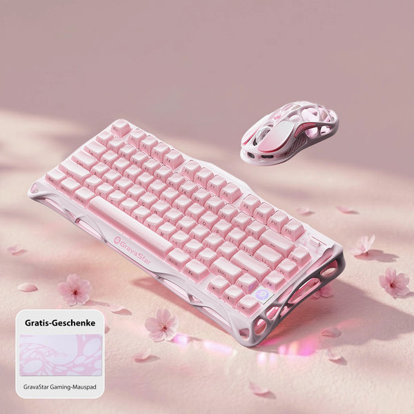 GravaStar Gaming-Set – Sakura Rosa