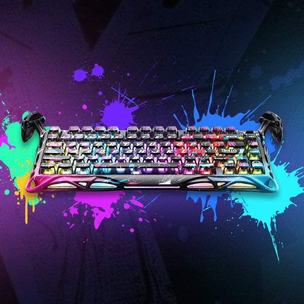 Mercury V75 Pro Gaming-Tastatur – Neon-Graffiti Sonderedition

Limitierte 75% Hall-Effekt Gaming-Tastatur in spektakulärem Neon-Graffiti Design mit 8000Hz Polling-Rate, UV-reaktiver Beschichtung und Sammler-Edition Extras

Entdecken Sie die Mercury V75 Pro Neon-Graffiti Sonderedition – wo urbane Street Art auf modernste Gaming-Technologie trifft. Diese einzigartige limitierte Gaming-Tastatur verwandelt Ihren Gaming-Setup in ein lebendiges Kunstwerk – perfekt für deutsche Gaming-Enthusiasten, Street Art Lieb