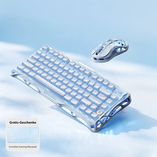 GravaStar Gaming-Set – Eisblau