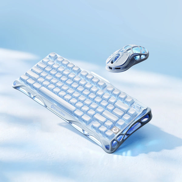 GravaStar Gaming-Set – Eisblau [ANSI Layout]