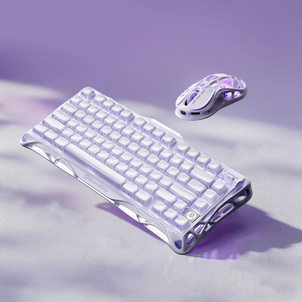GravaStar Gaming-Set – Lavendel-Lila [ANSI Layout]
