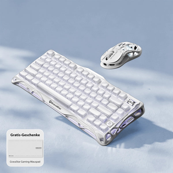GravaStar Gaming-Set – Opalweiß