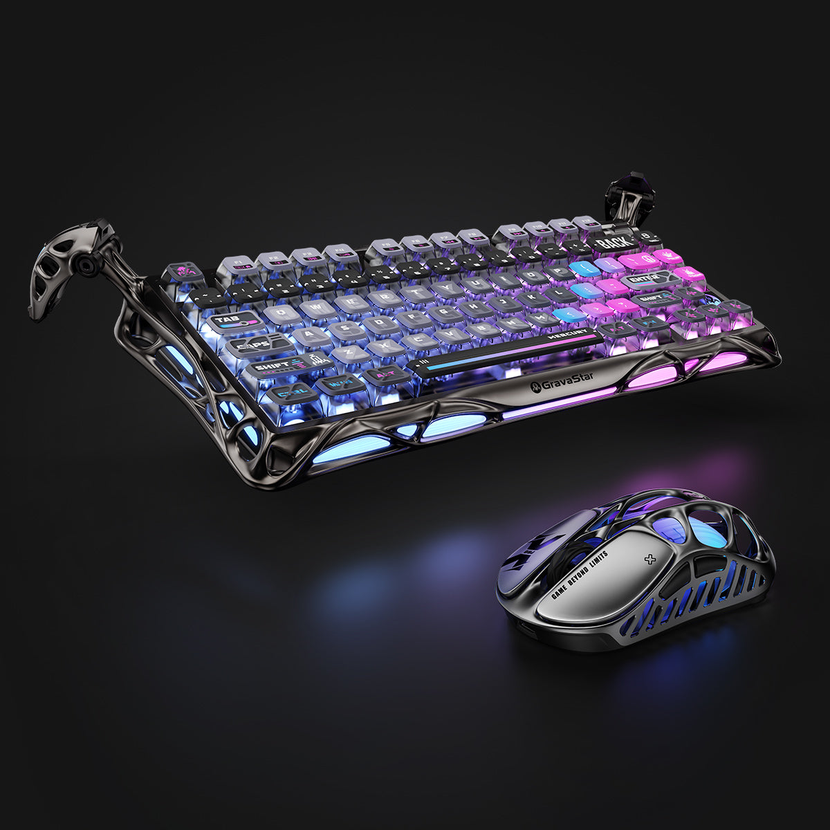 GravaStar Ultimate Gaming-Set – Cyberpunk [ISO-DE/ANSI Layout]