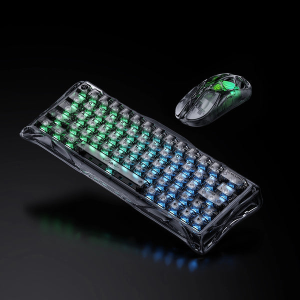 GravaStar 8K Onyx-Kristall Gaming-Set: Air-Setup [ISO-DE/ANSI Layout]