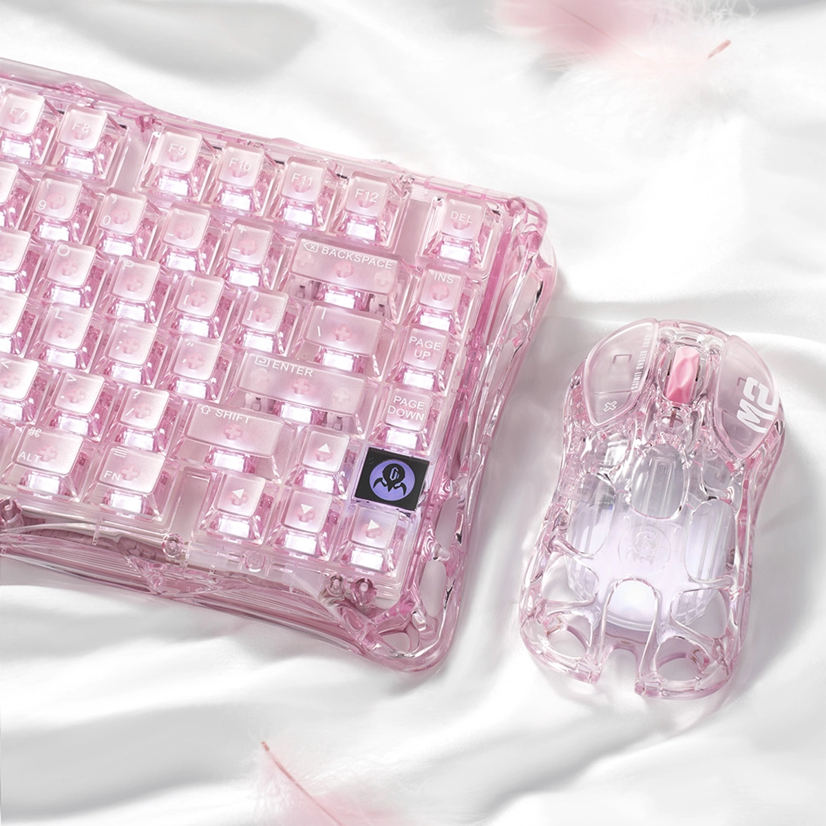 Mercury K1 Lite Mechanisch – Kristall Rosa [ANSI Layout]