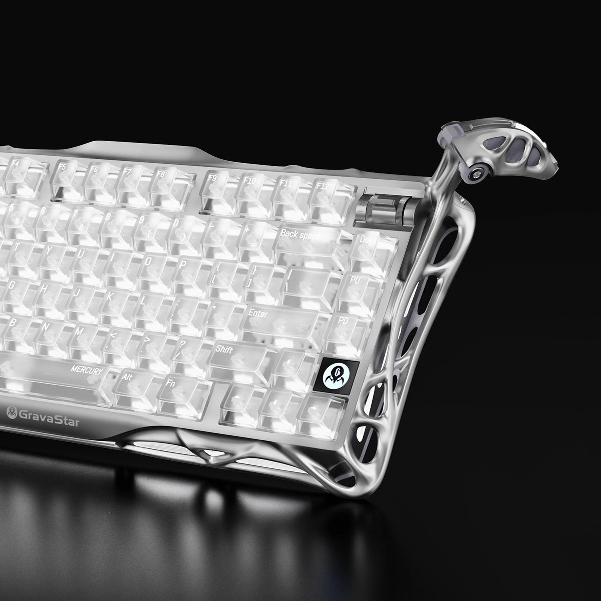Mercury K1 Pro Mechanisch – Phantom-Silber [ANSI Layout]