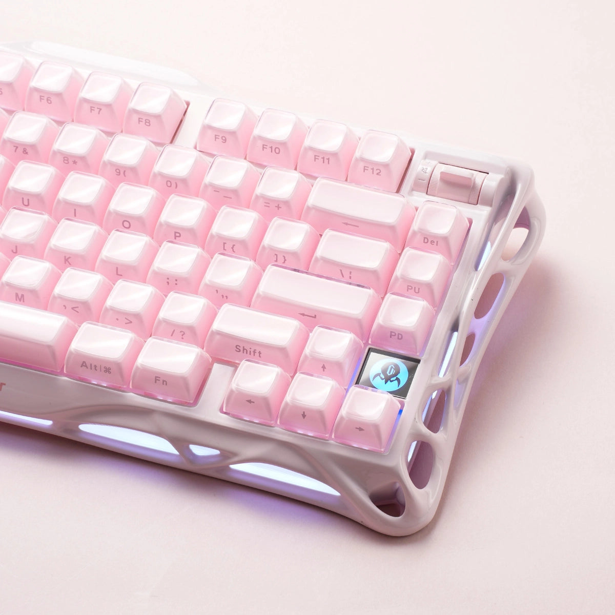 Mercury K1 Sakura Rosa – 75% Mechanische Gaming-Tastatur | Gasket