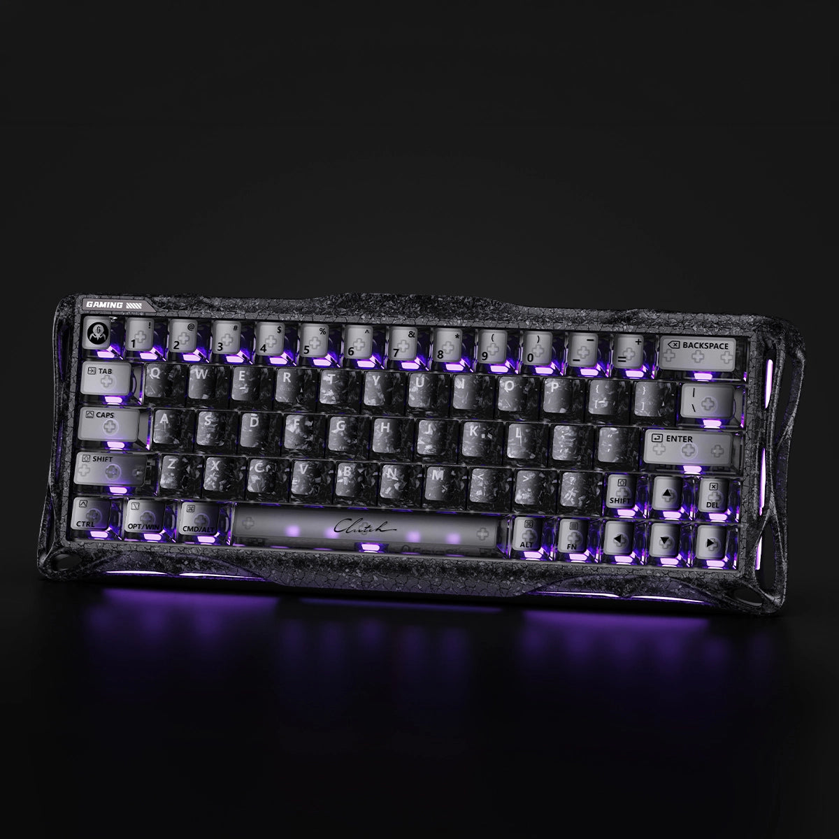 Mercury V60 Pro Hall Effect - Cyber Frost Black [ISO/ANSI Layout]