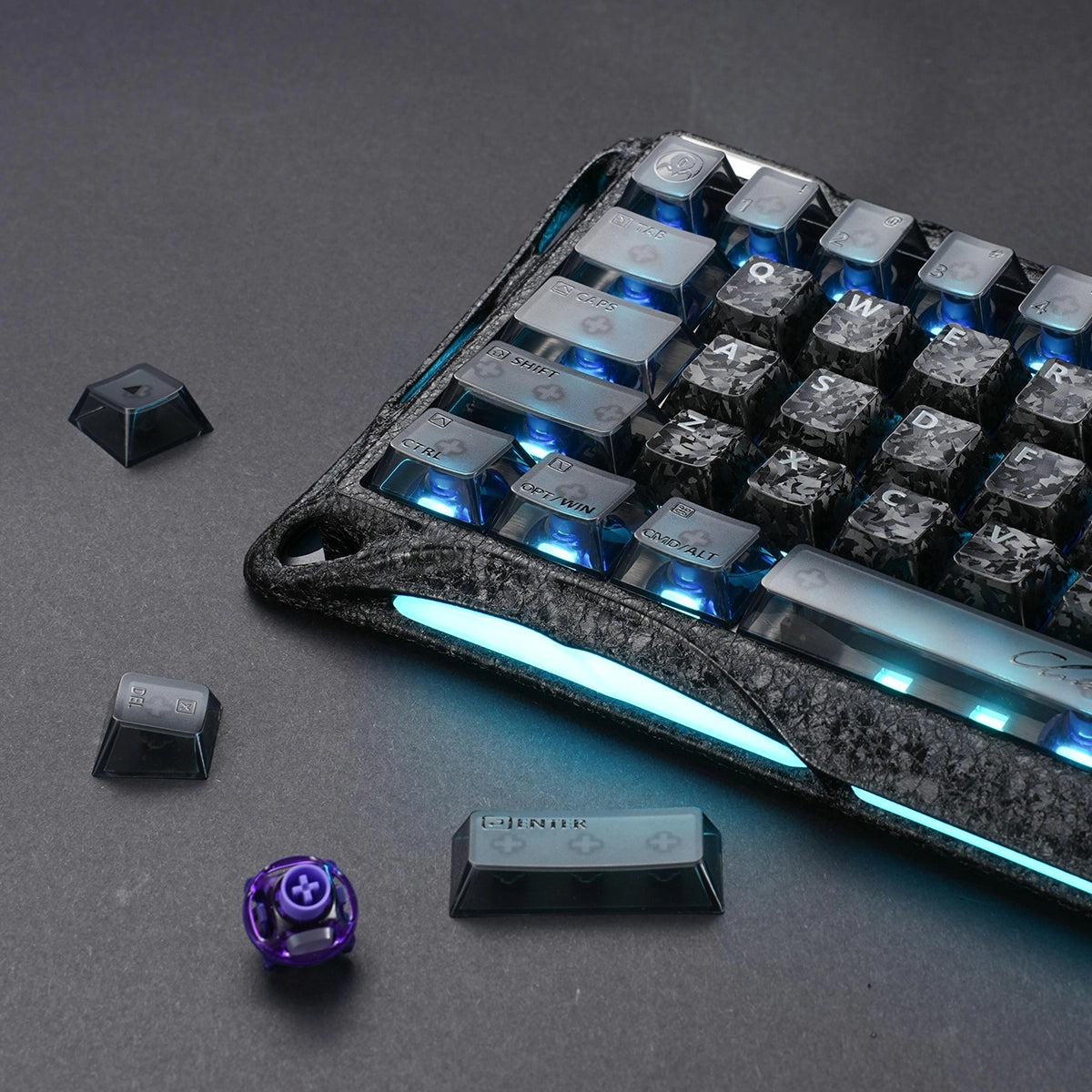 Mercury V60 Pro Hall Effect - Cyber Frost Black [ISO/ANSI Layout]