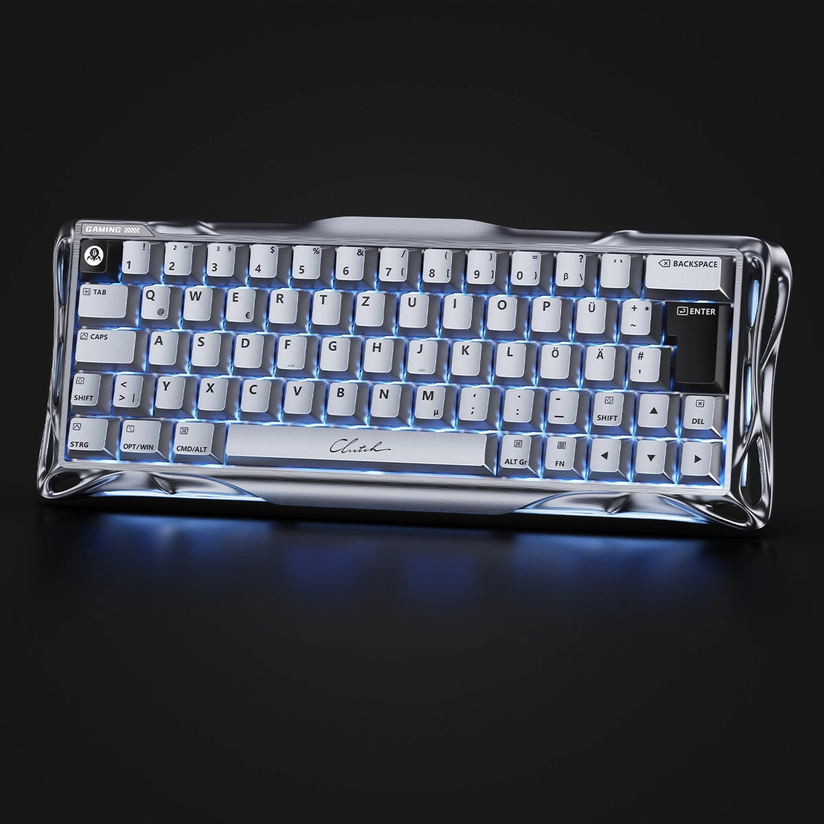 Mercury V60 Pro Hall-Effekt – Deluxe mit Tastenkappen-Set [ISO-DE/ANSI Layout]