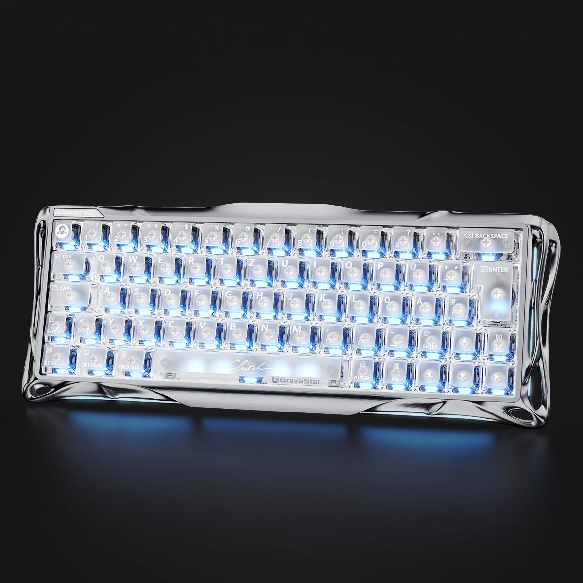 Mercury V60 Pro Hall-Effekt – Stahlgrauer Rauch / Silberfrost