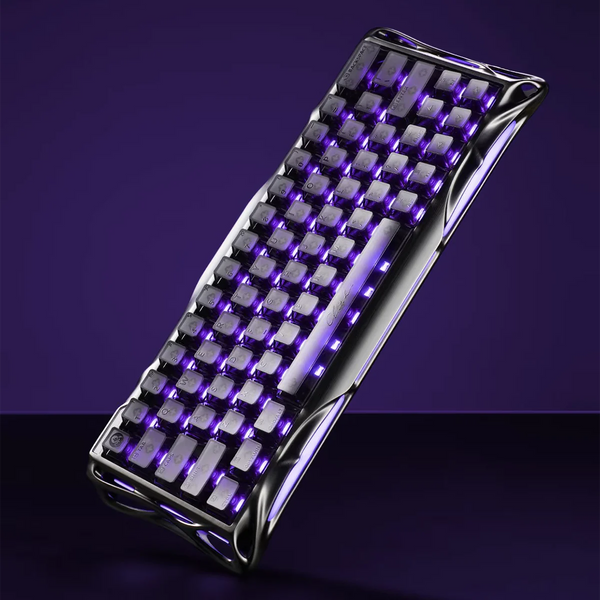 Mercury V60 Pro Hall-Effekt – Stahlgrauer Rauch / Silberfrost [ISO Layout]