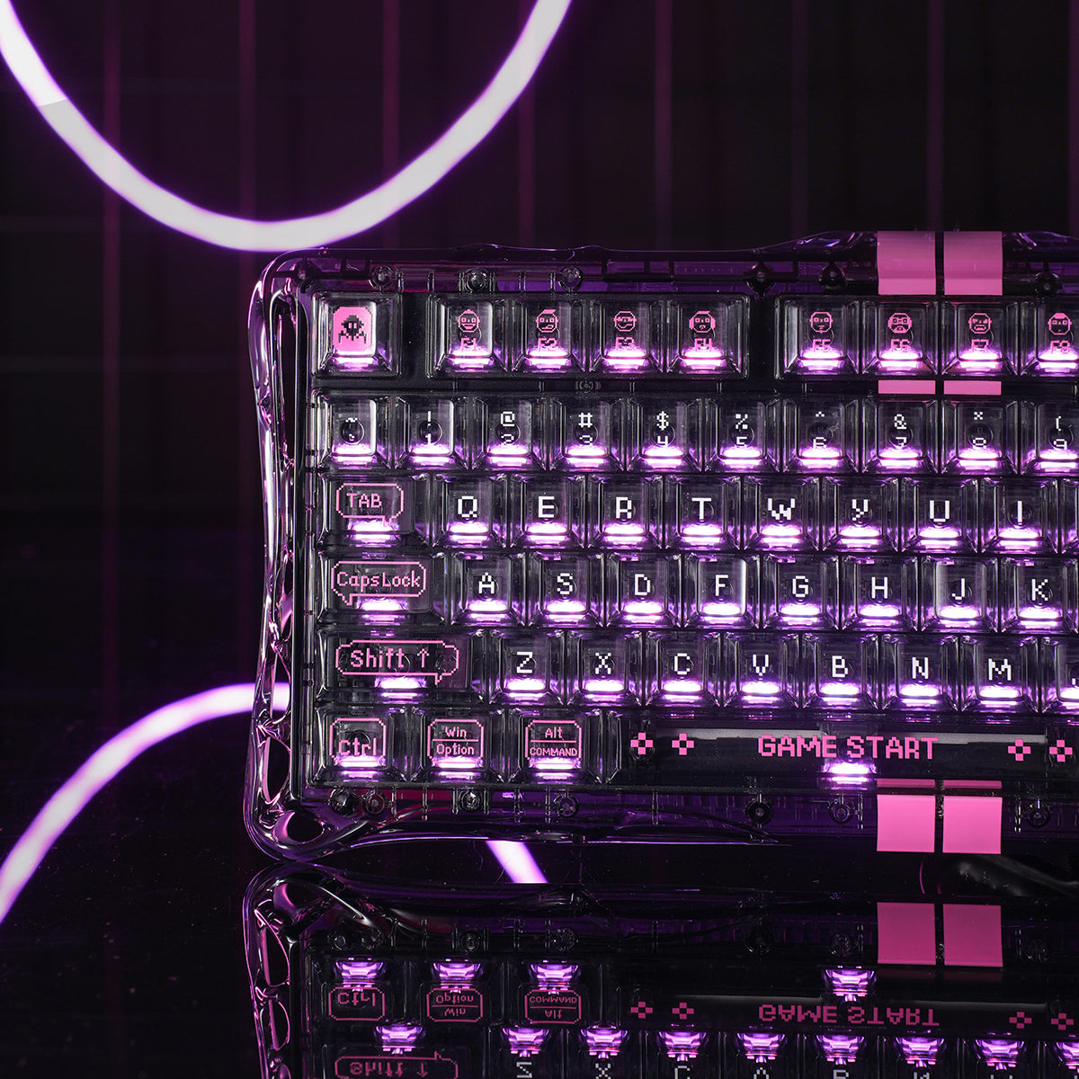  Mercury75 ブラックダイアモンド 75L Mercury V75 Lite Gaming Keyboard - Transparent Black | Hall Effect