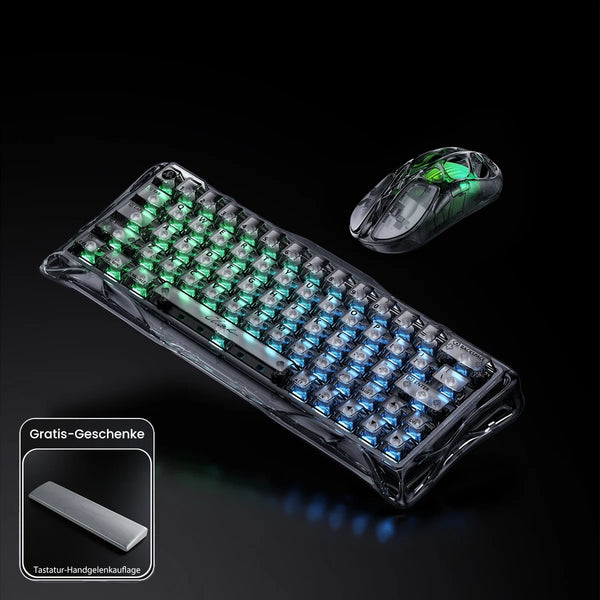 GravaStar 8000Hz Hall-Effekt Gaming-Komplettset - Onyx-Kristall