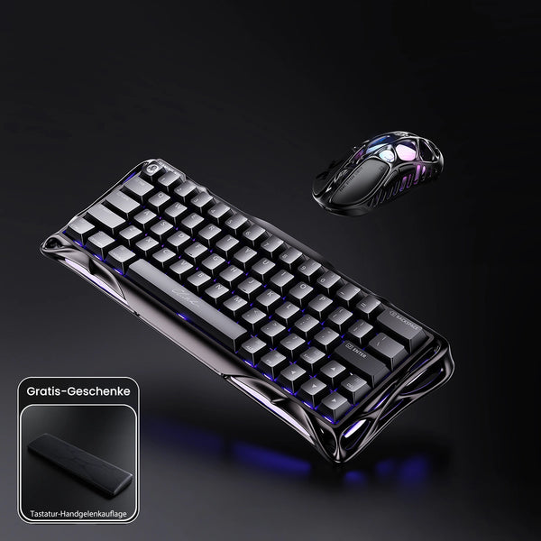 GravaStar V60 Pro Deluxe-Gaming-Set mit Tastenkappen-Set