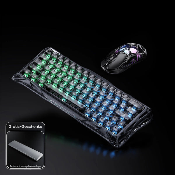 GravaStar 8000Hz Hall-Effekt Gaming-Komplettset - Onyx-Kristall