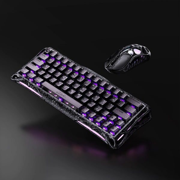 GravaStar 8K Hall-Effekt Gaming-Set – Cyber Frost Schwarz [ISO-DE/ANSI Layout]