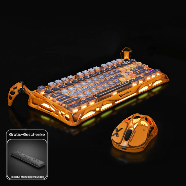 GravaStar Ultimate Gaming-Set – Kampfgelb [ANSI Layout]
