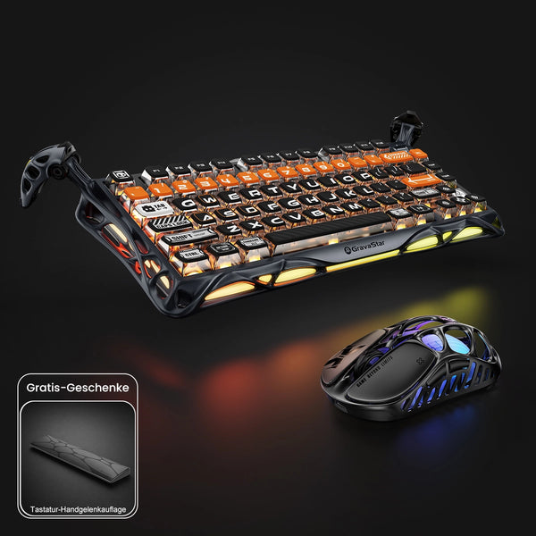 GravaStar Ultimate Gaming-Set – Cyberlicht [ANSI Layout]