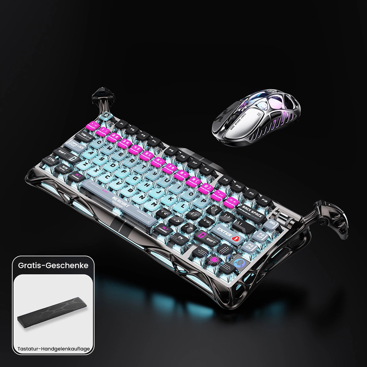 GravaStar 8000Hz Hall Effect Gaming Complete Set Neon Graffiti V75 GravaStar 8000Hz Hall Effect Gaming Complete Set Neon Graffiti V75