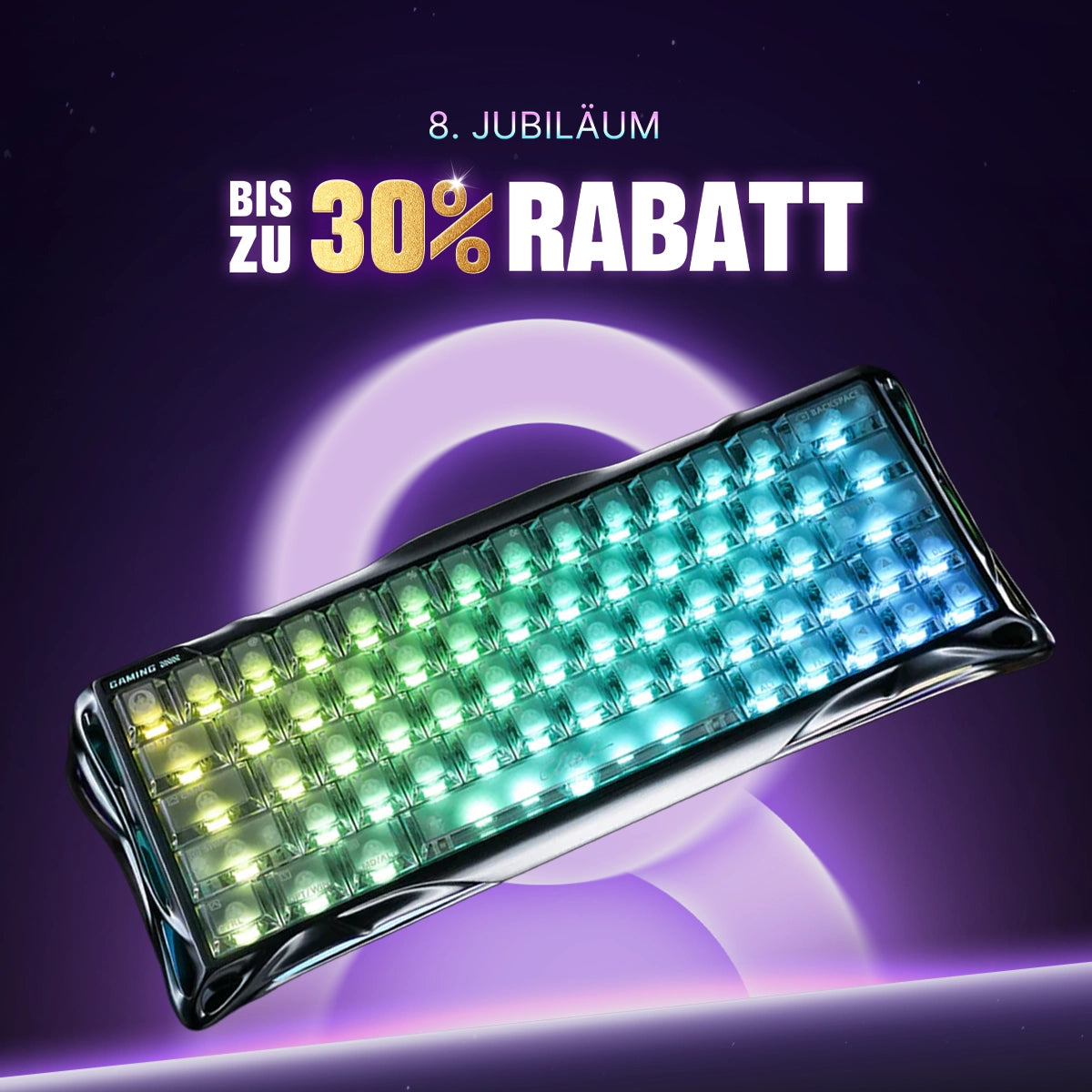 Mercury V60 Pro – GunMetal / Chrom-Silber