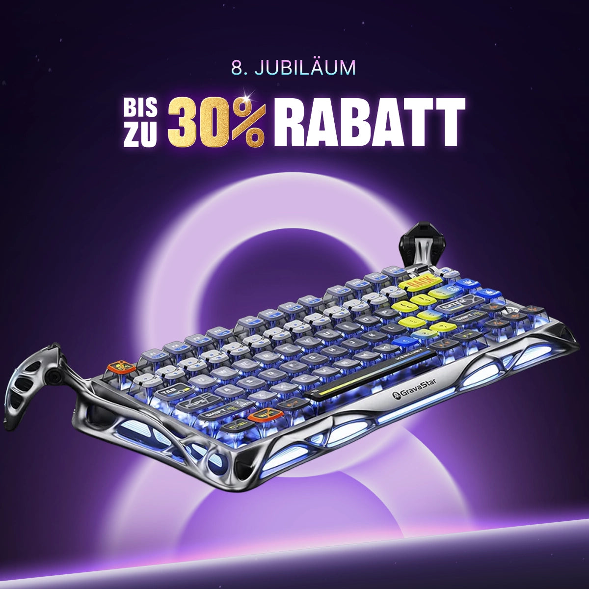 Mercury K1 Pro Mechanical – Space Silver