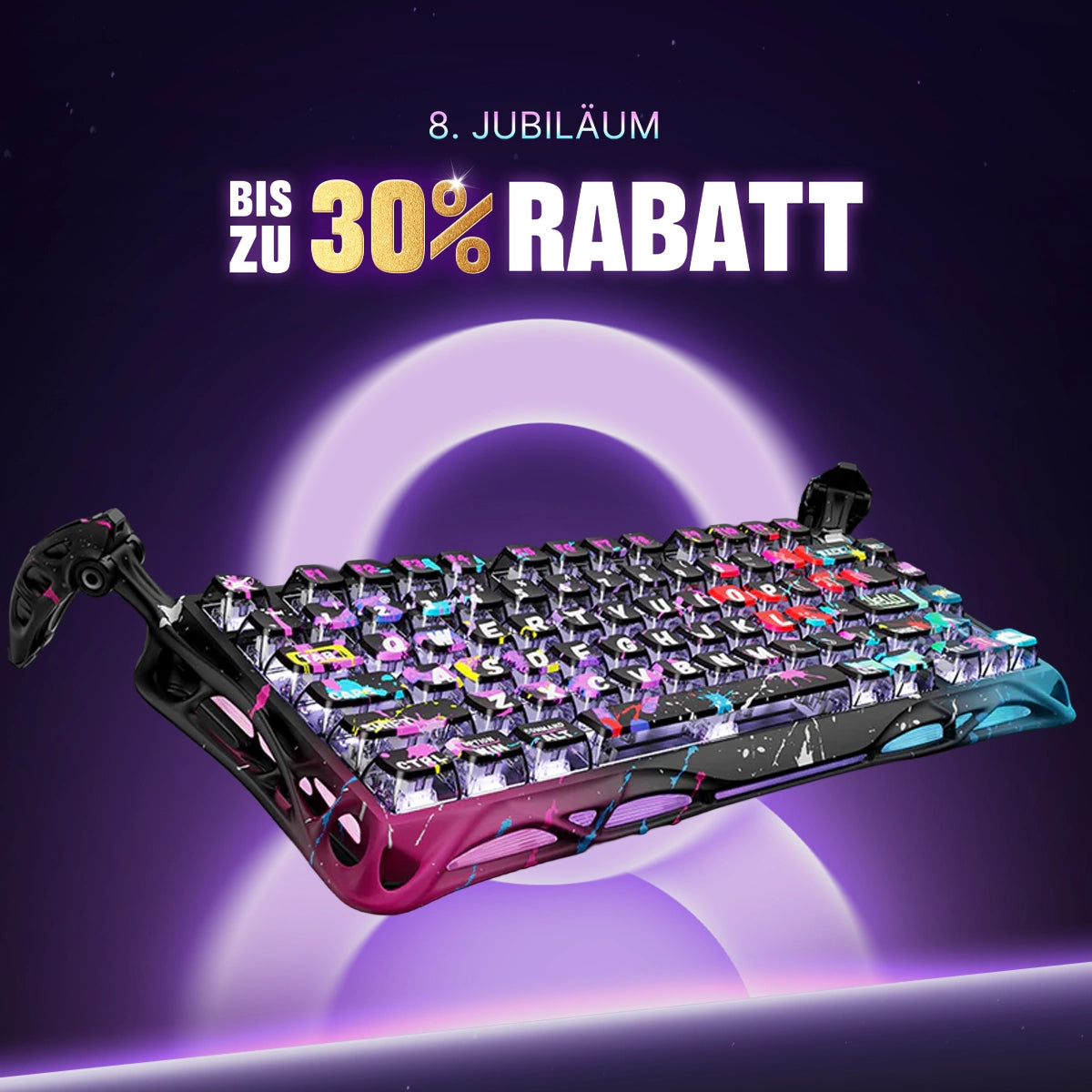 Mercury V75 Pro Hall-Effekt – Neon-Graffiti Sonderedition