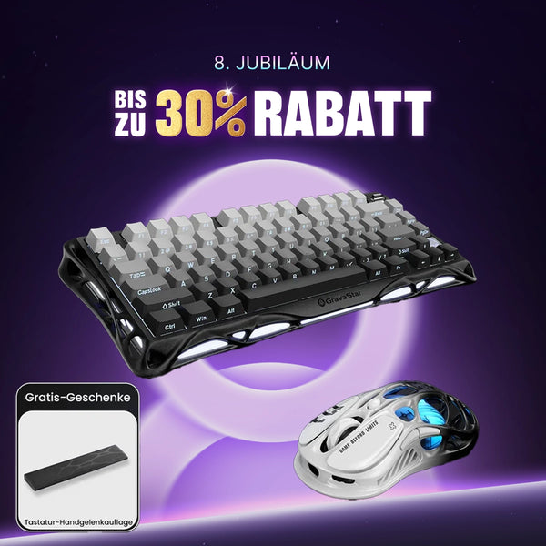 GravaStar Pro-Gaming-Komplettset – Verlauf-Schwarz