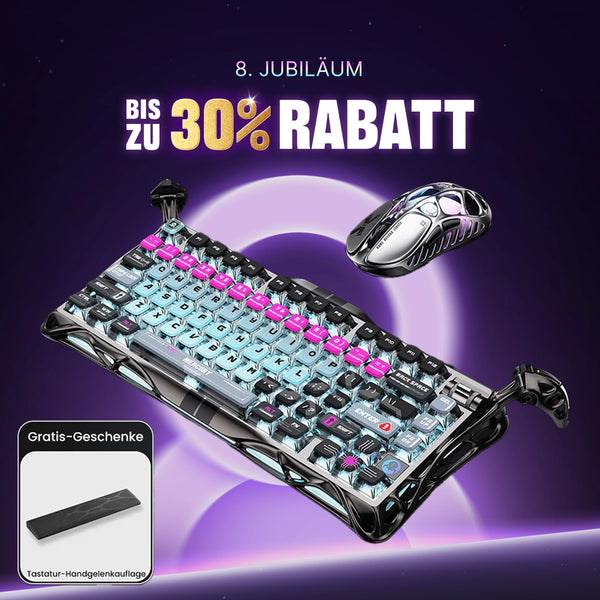 GravaStar 8000Hz Hall-Effekt Gaming-Komplettset - Cyberpunk