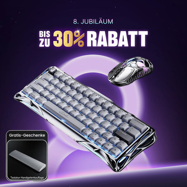 GravaStar V60 Pro Deluxe-Gaming-Komplettset mit Tastenkappen-Set