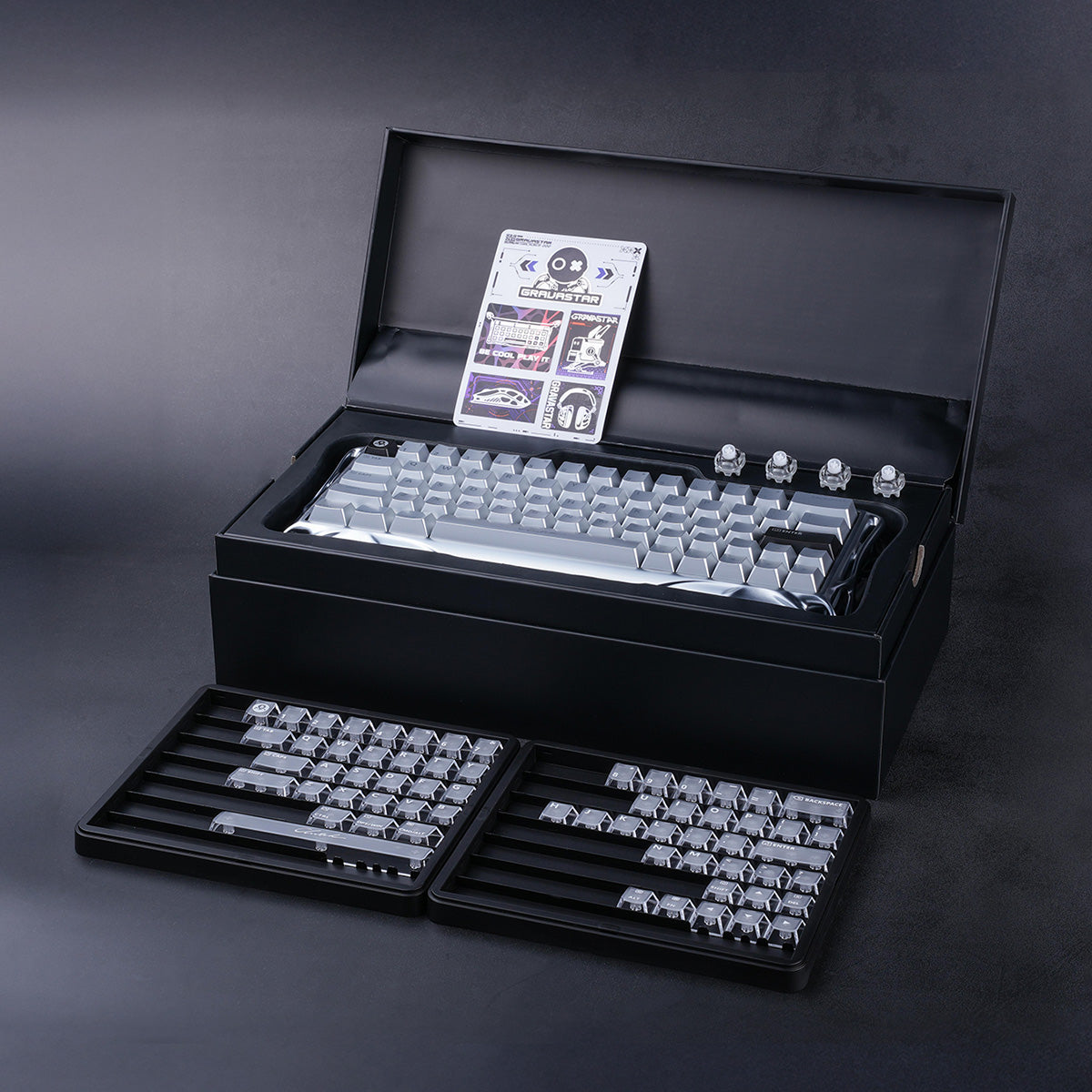 Mercury V60 Pro Deluxe – Gaming-Tastatur mit Tastenkappen-Set
