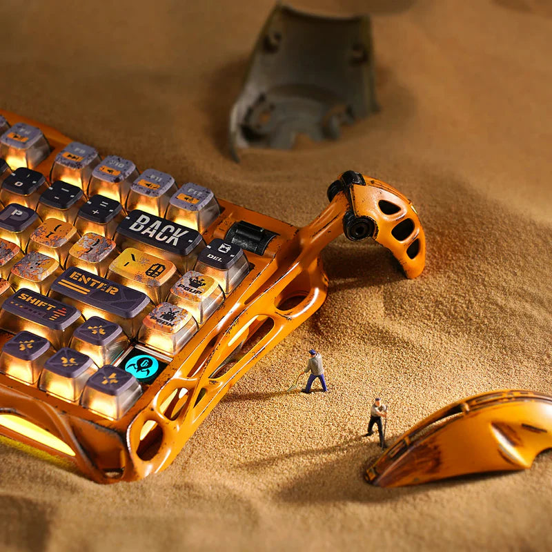 GravaStar Ultimate-Gaming-Set-Sonderedition-Kriegsbeschädigtes Gelb